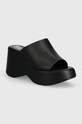Шльопанці Buffalo Joy Mule танкетка чорний 1602203.BLK