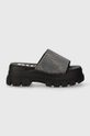 Buffalo ciabatte slide Aspha Slide Glam nero