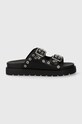 Buffalo klapki Eve Ari 1602220.BLK czarny SS24