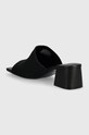 Încălțăminte Calvin Klein papuci HEEL MULE 45 MONOCQ HW0HW01936 negru