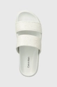 bianco Calvin Klein ciabatte slide FLAT SLIDE EPI MONO