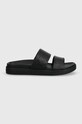Παντόφλες Calvin Klein FLAT SLIDE EPI MONO HW0HW01957 μαύρο SS24