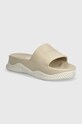 Calvin Klein klapki FLATFORM SLIDE EVA pozostałe beżowy HW0HW01973