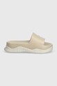 Calvin Klein klapki FLATFORM SLIDE EVA HW0HW01973 beżowy SS24