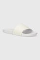 Παντόφλες Calvin Klein POOL SLIDE EPI MONO φλατ λευκό HW0HW01974