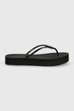 Žabky Calvin Klein FLATFORM FF DEBOSS LOGO TPU HW0HW01977 černá SS24