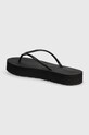 Boty Žabky Calvin Klein FLATFORM FF DEBOSS LOGO TPU HW0HW01977 černá