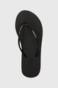 Žabky Calvin Klein FLATFORM FF DEBOSS LOGO TPU černá HW0HW01977