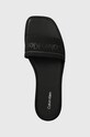 Šľapky Calvin Klein FLAT SLIDE HE čierna HW0HW01989