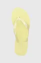 sárga Calvin Klein flip-flop FLIP FLOP DEBOSS LOGO MET