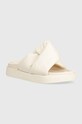 Inuikii klapki skórzane Soft Crossed pozostałe beżowy 70104.140.Cream