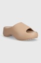 Δερμάτινες παντόφλες Inuikii Nappa C-11 5-8 cm μπεζ 70103.411.Taupe