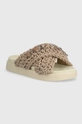 beige Inuikii ciabatte slide Woven Stones Donna