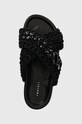 Inuikii papuci Woven Stones Platform negru 70103.106.TrueBlack