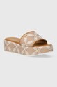 MICHAEL Michael Kors papuci Ember textil bej 40S4EBFS1Y.174