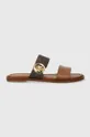 MICHAEL Michael Kors ciabatte slide Vera marrone