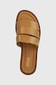MICHAEL Michael Kors bőr papucs Ryland bézs 40S4RYFS1L.174