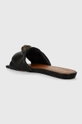 Kurt Geiger London klapki skórzane Kensington Puff Sandal Cholewka: Skóra naturalna, Wnętrze: Materiał syntetyczny, Podeszwa: Materiał syntetyczny