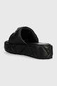 Obuwie Kurt Geiger London klapki skórzane Kensington Puff Flatform 2017800109.BLACK czarny