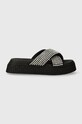 Liu Jo klapki LOVELY SANDAL 02 BA4133TX42122222 czarny SS24