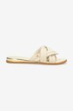 Mexx slapi de piele Natalya plat bej MICY1600241W