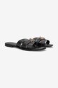 Mexx klapki skórzane Nikki MICY1608441W czarny SS24