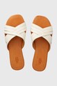 UGG slapi de piele Kenleigh Slide piele bej 1142711.JSM