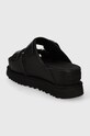 Obuwie UGG klapki skórzane Goldenstar Hi Slide 1152651.BLK czarny