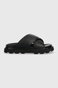 UGG slapi de piele Capitelle Crossband altele negru 1152672.BLK