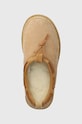 Замшевые тапочки UGG Tasman Crafted Regenerate бежевый 1152747.SAN