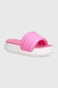 Puma papuci Karmen Slide Puffy platformă roz 395399