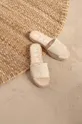 bézs Manebi papucs Yucatan Double Sole Slides Női