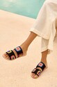 Обувь Шлепанцы Manebi Leather Sandals U.1.5.Y0 чёрный