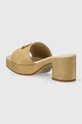 Обувь Замшевые шлепанцы Guess CINZIA FLJCIN.SUE03.BEIGE бежевый