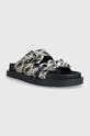 Guess papuci FATEMA3 FLJFAT.FAL03.BLUE bleumarin SS24