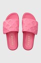 Pantofle Guess FABIO imitace kůže růžová FLJFAB.FAL19.PINK