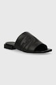 Furla bőr papucs PIC NIC nappa bőr fekete YH83FPN.BX2895.O6000
