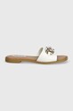 Steve Madden slapi de piele Gene SM11002480.107 alb SS24