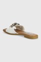 Încălțăminte Steve Madden slapi de piele Gene SM11002480.107 alb
