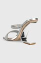 Încălțăminte Steve Madden papuci Lotus-R SM11002986.968 argintiu