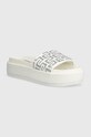 Šľapky Steve Madden Kora textilný biela SM11003018.002