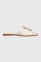 Шкіряні шльопанці Dkny JALILA K1412783.MIK бежевий SS24