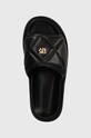 Dkny klapki skórzane ROLENE czarny K1424563.BLK