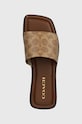 Шлепанцы Coach FLORENCE коричневый CP898.NM9