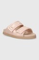 Patrizia Pepe slapi de piele piele roz 8X0001.L057.B743