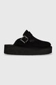 Clarks Originals suede sliders Trek Wedge Mule suede black 26175869