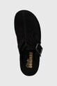 Clarks Originals suede sliders Trek Wedge Mule black 26175869