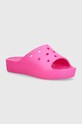 Crocs papucs Classic Platform Slide platform rózsaszín 208180.6TW
