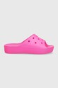 Crocs papucs Classic Platform Slide 208180.6TW rózsaszín SS24