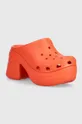 πορτοκαλί Παντόφλες Crocs Siren Clog Γυναικεία